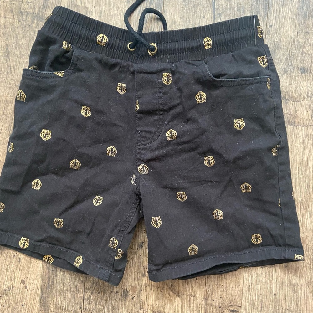 Trendy Gold Lion Shorts